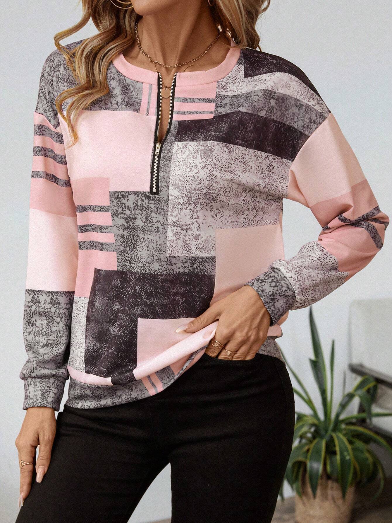 Auralie | Abstract Pattern Blouse