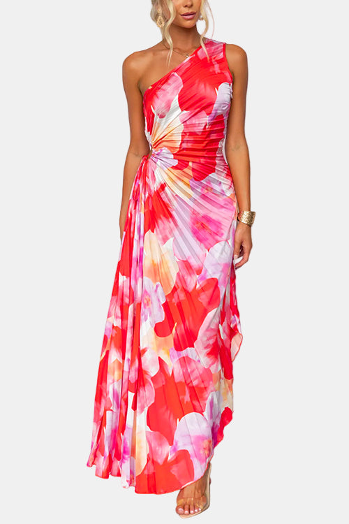 CINDY | ONE SHOULDER SUMMER DRESS