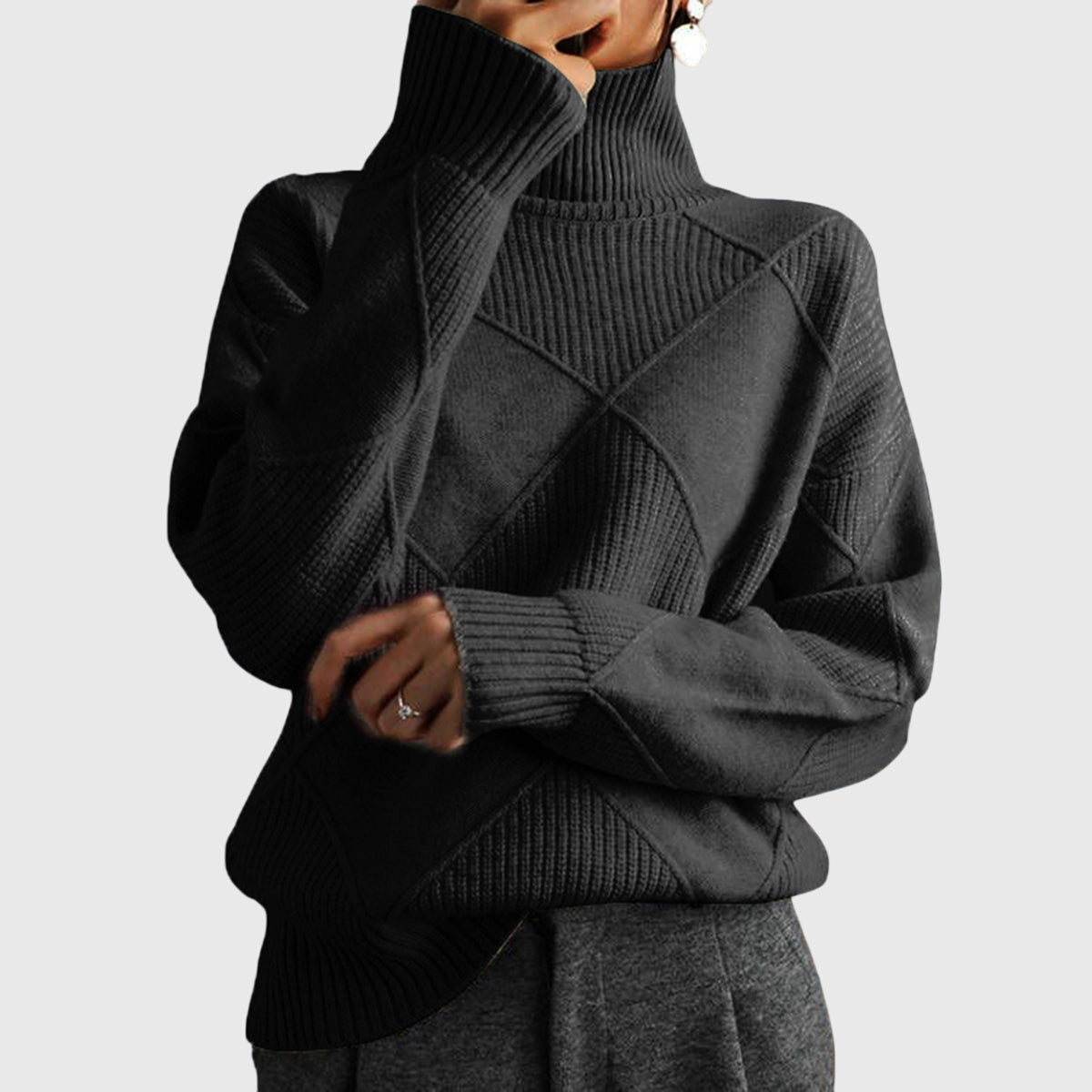 ANGELA TURTLENECK SWEATER