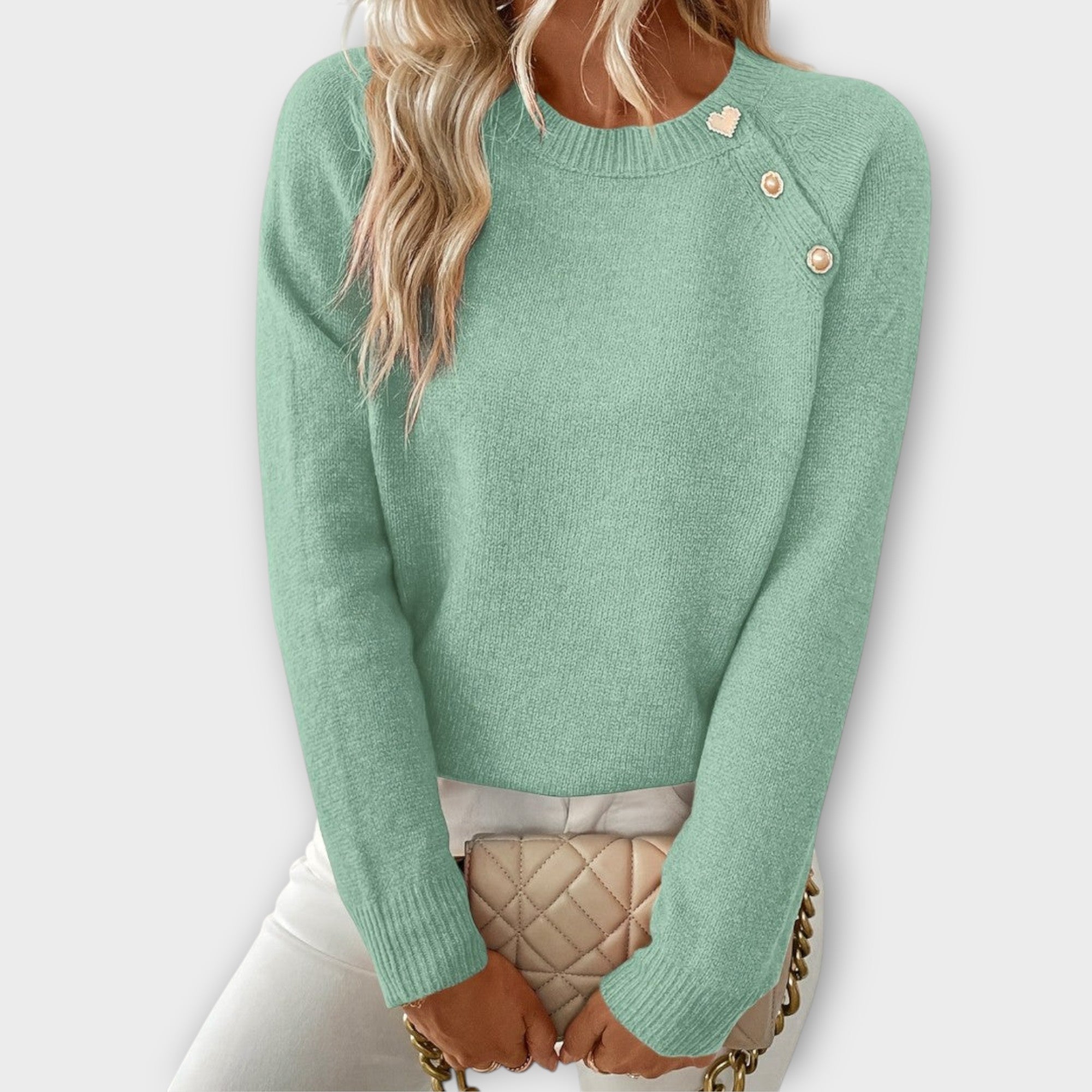 Juliana | Elegant Buttoned Sweater
