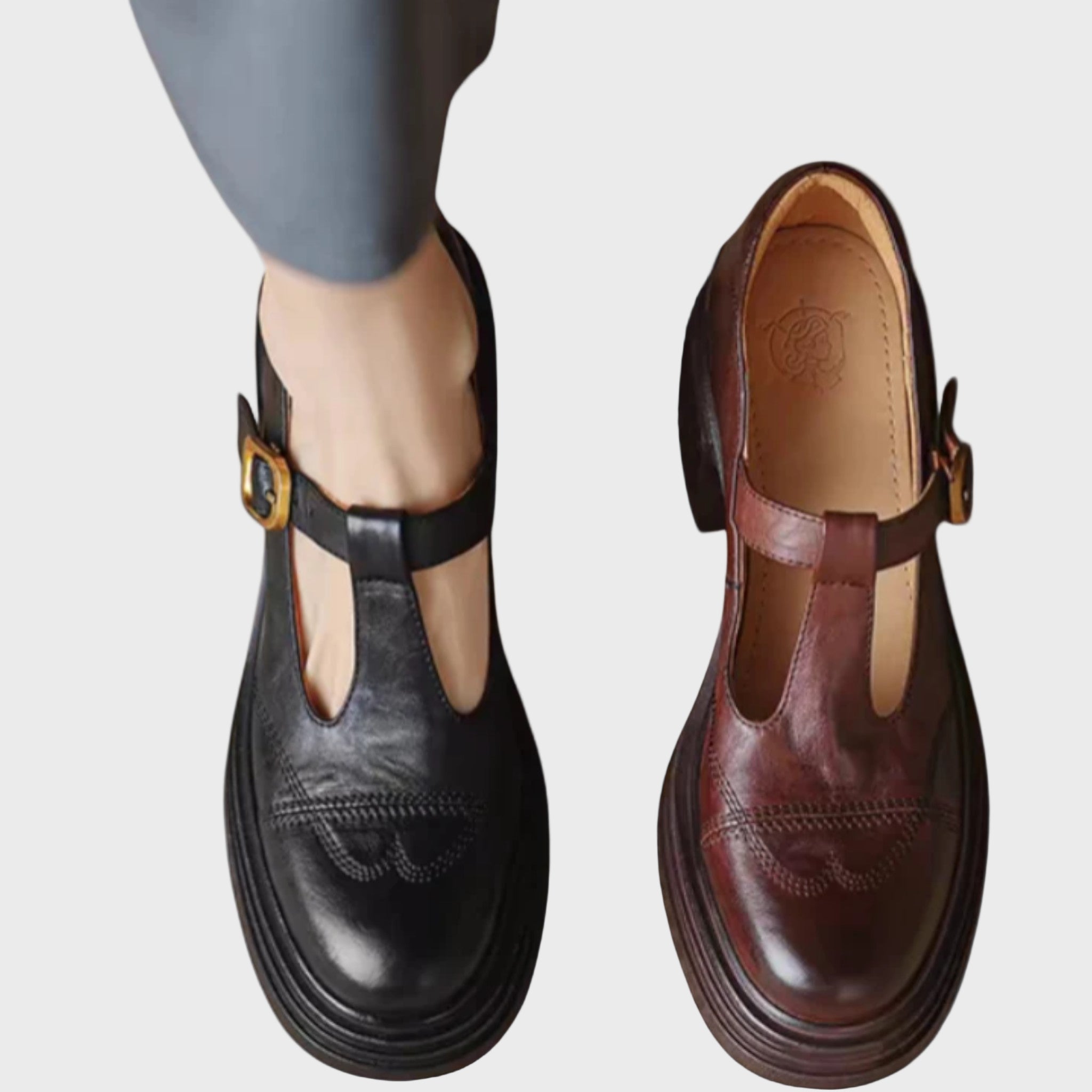 Noa | Block Heels Mary Jane Shoes