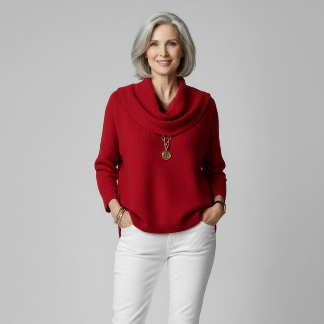 Celeste | Draped Cowl Sweater