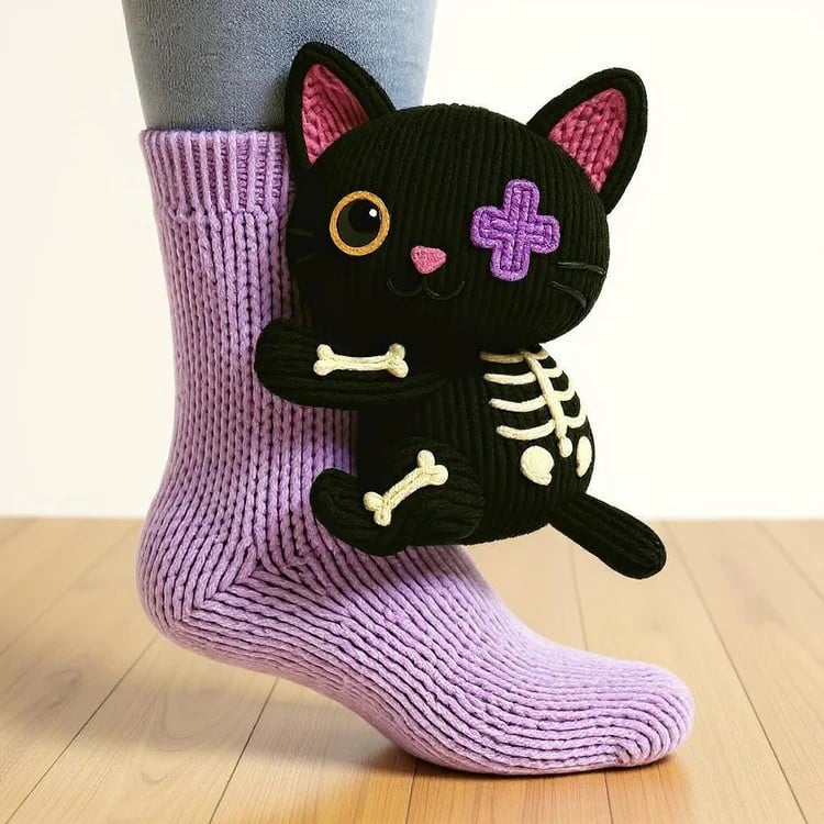 VERA COZY ANIMAL KNIT SOCKS 🐾✨