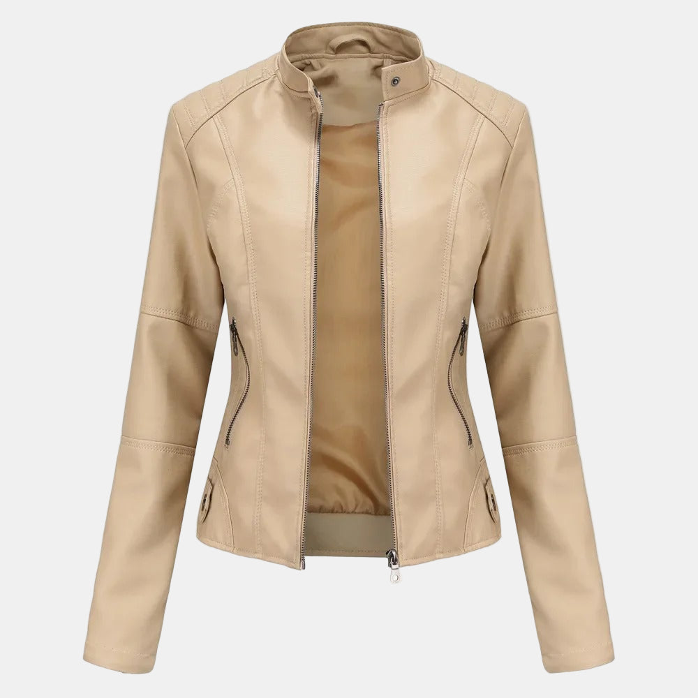 Victoria | Trendy Leather Jacket