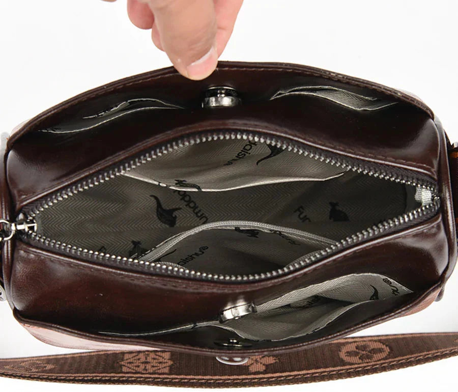 Aretha™ | Classic Leather Meets Modern Elegance