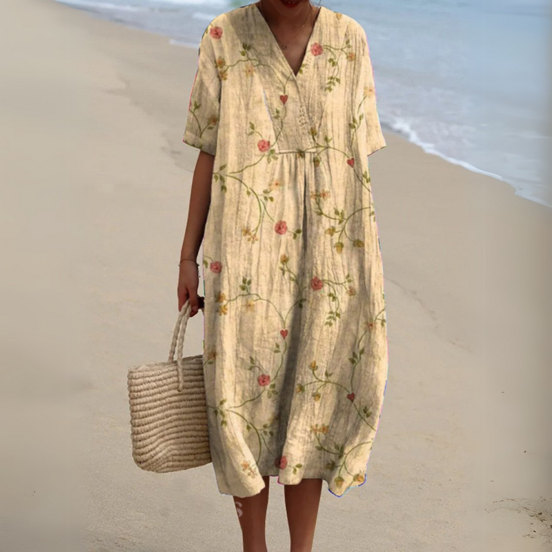 ADELFA | LOOSE COLORFUL DRESS