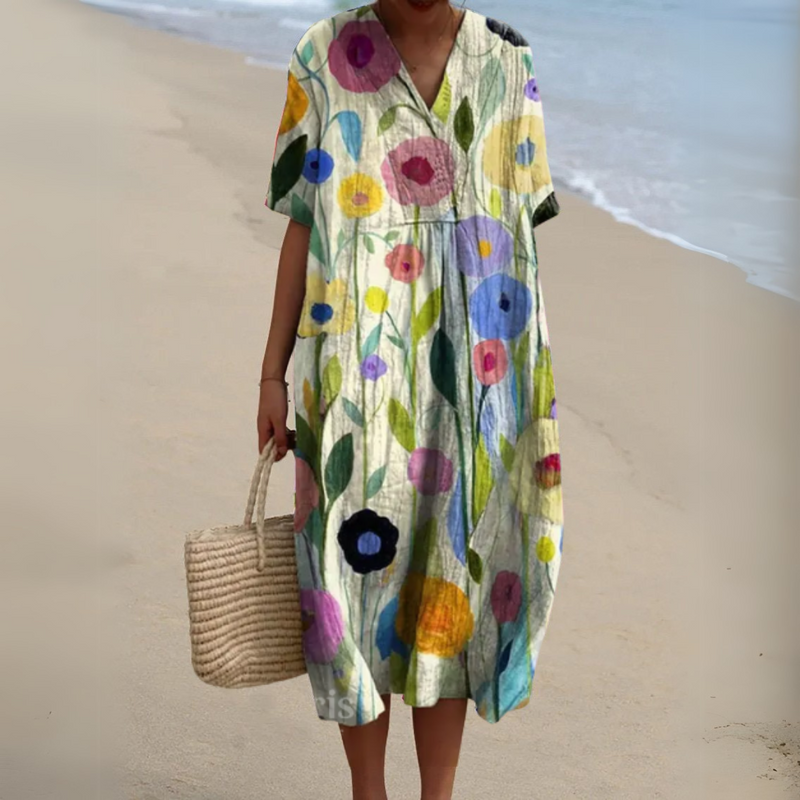 ADELFA | LOOSE COLORFUL DRESS