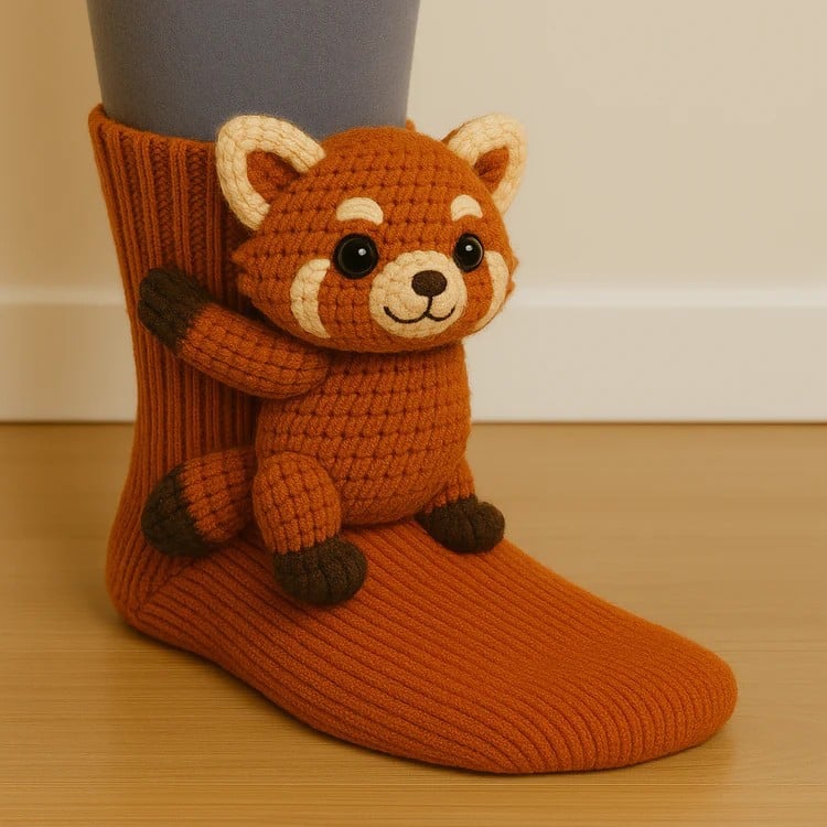 VERA COZY ANIMAL KNIT SOCKS 🐾✨