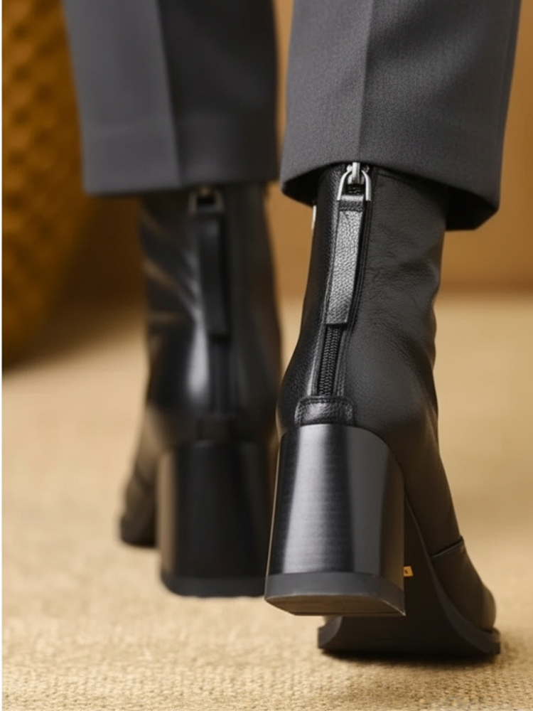 OVELLE | SLEEK LEATHER BOOTS