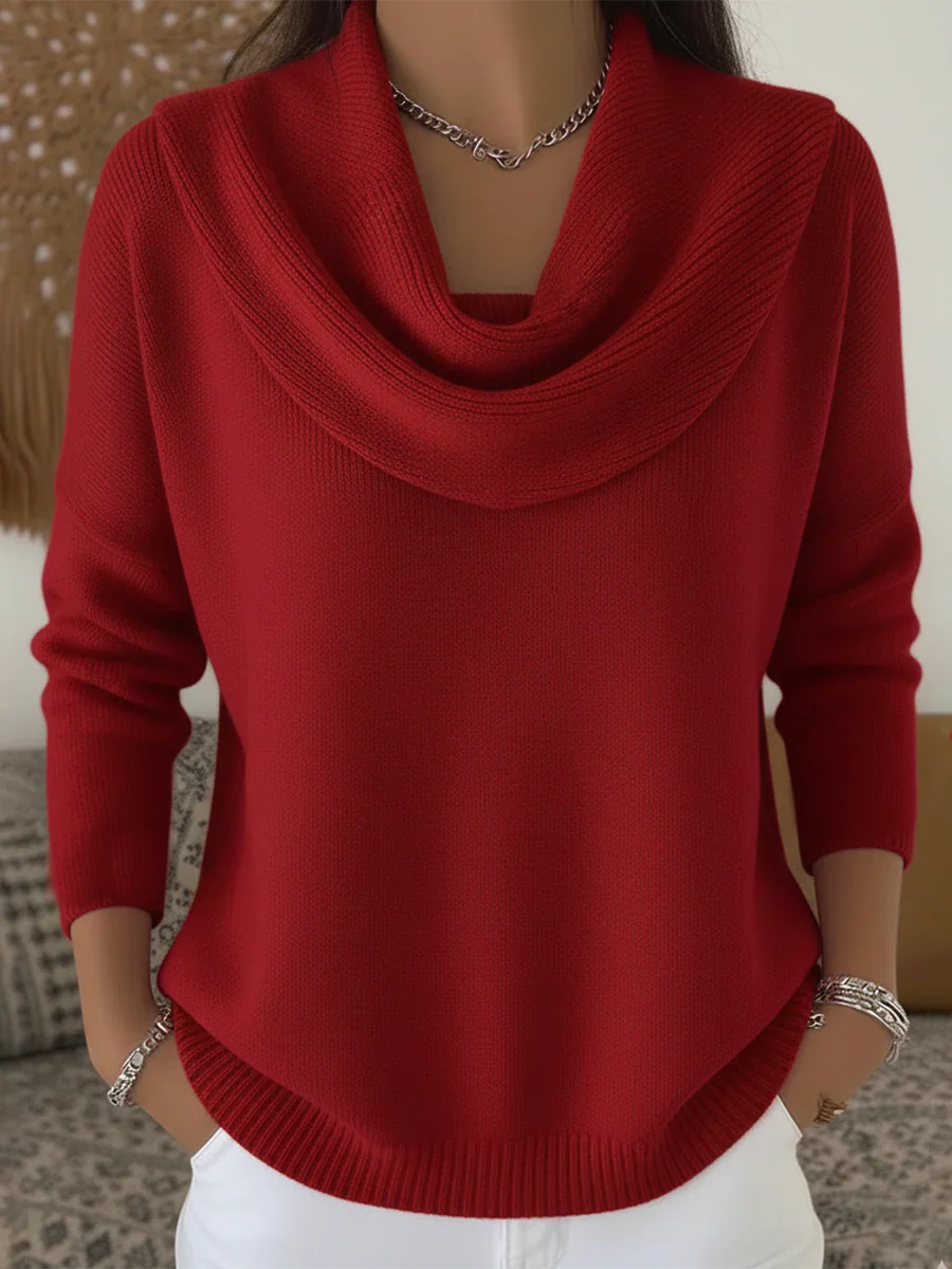 Celeste | Draped Cowl Sweater