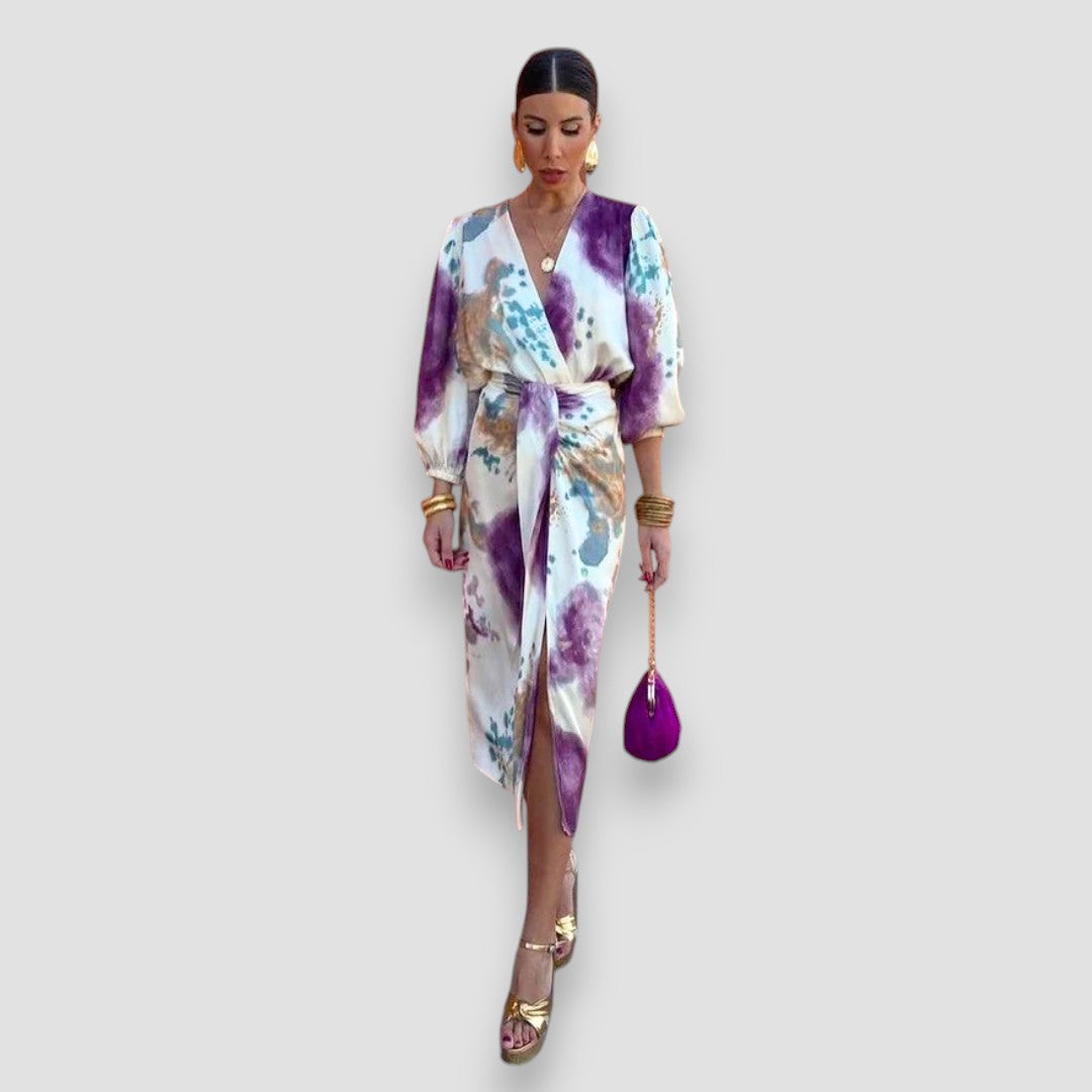 Amara | Elegant V-Neck Dress