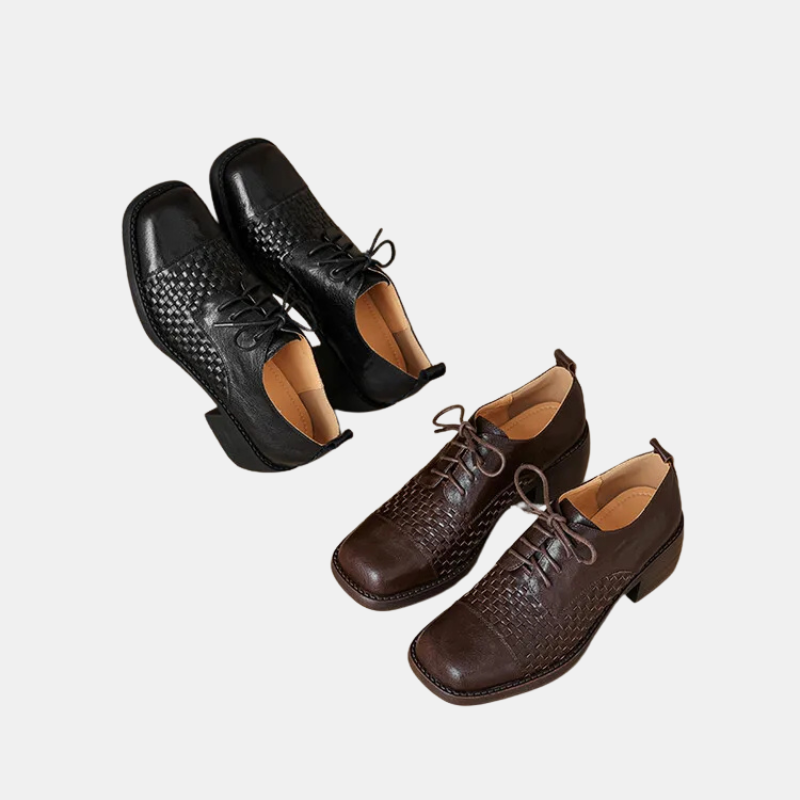 Odette | Leather Oxford Shoes