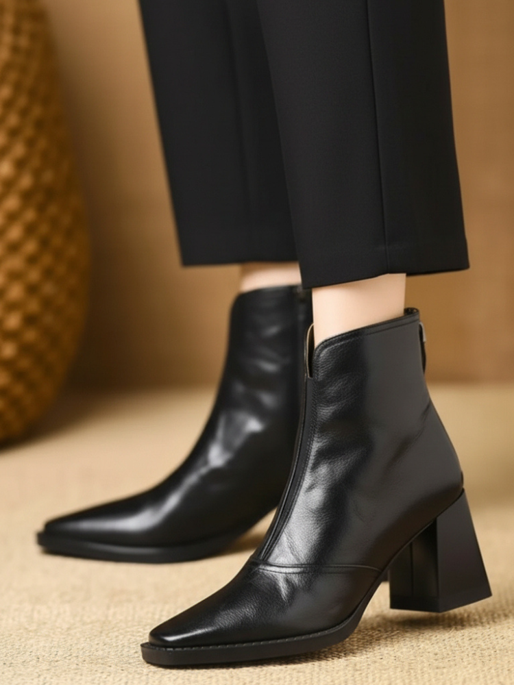 OVELLE | SLEEK LEATHER BOOTS