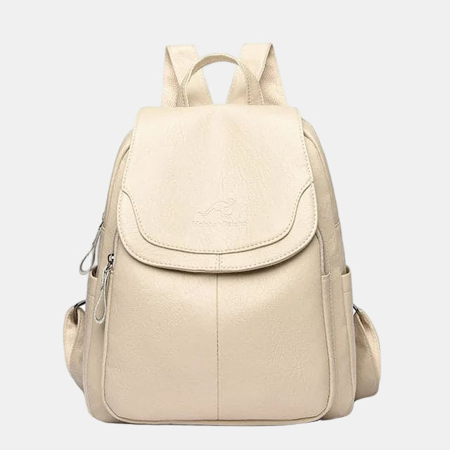 Isabella | Secure Leather Backpack