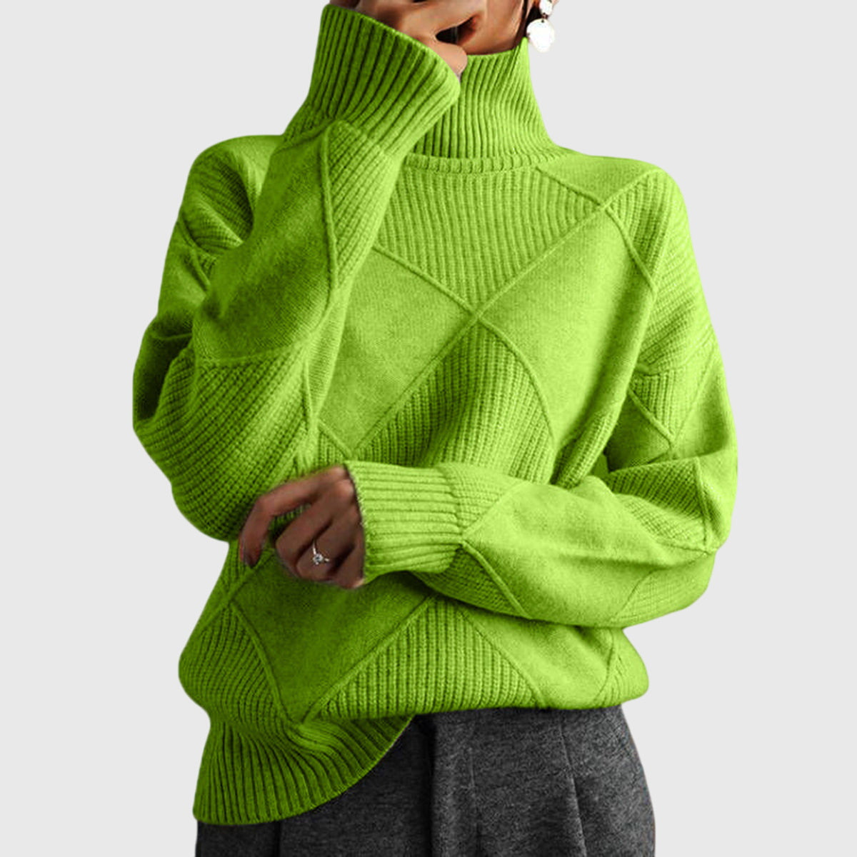 ANGELA TURTLENECK SWEATER