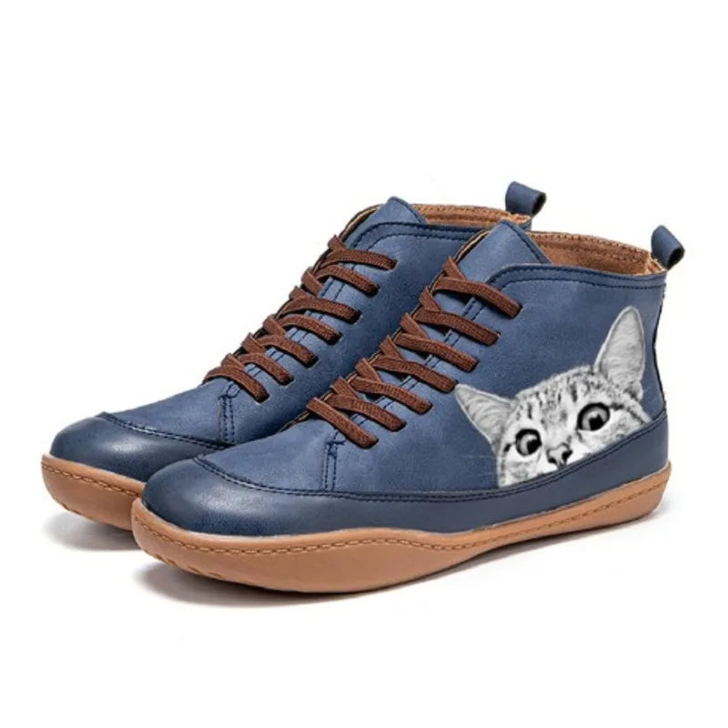 Margaret | Playful Cat Sneakers