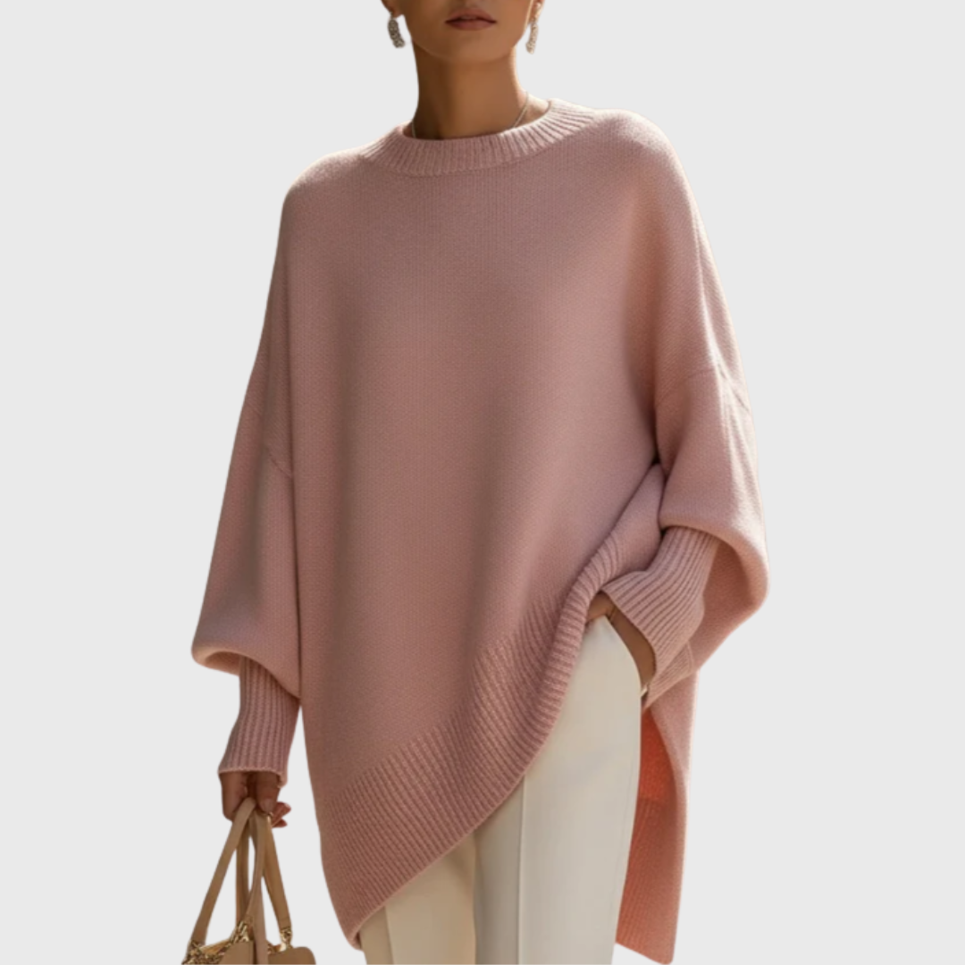 LIVIA OVERSIZED PONCHO SWEATER