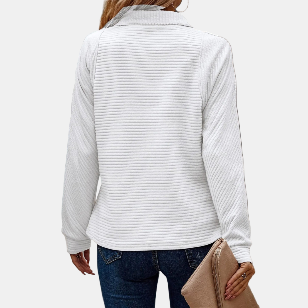 Maevira | Half-Zip Detailed Pullover