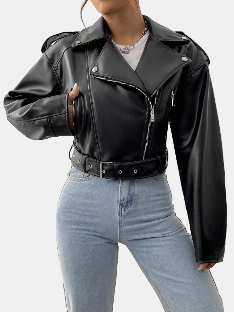 Scarlett | Stylish Leather Jacket