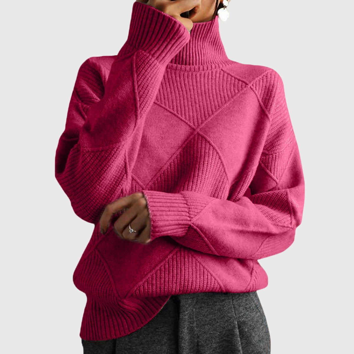 ANGELA TURTLENECK SWEATER