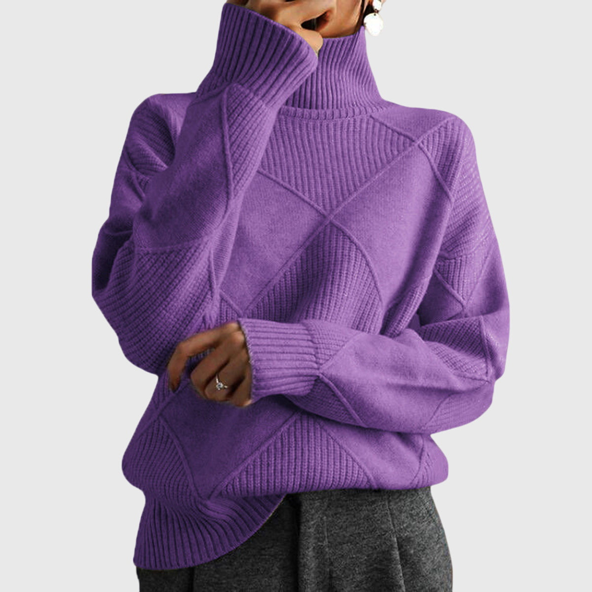 ANGELA TURTLENECK SWEATER