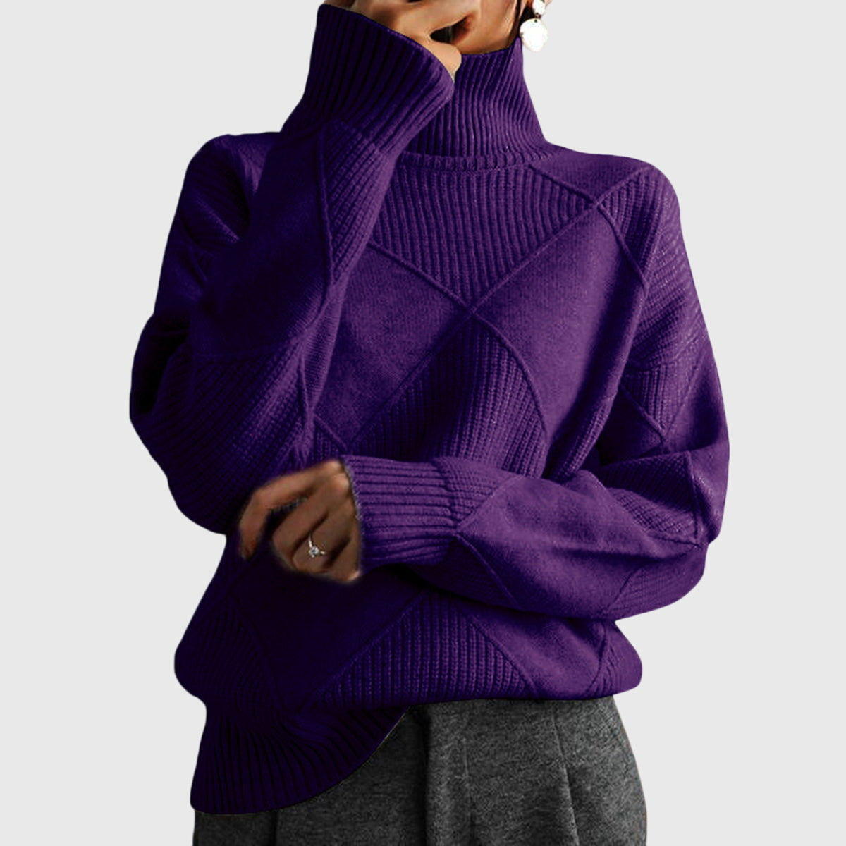 ANGELA TURTLENECK SWEATER