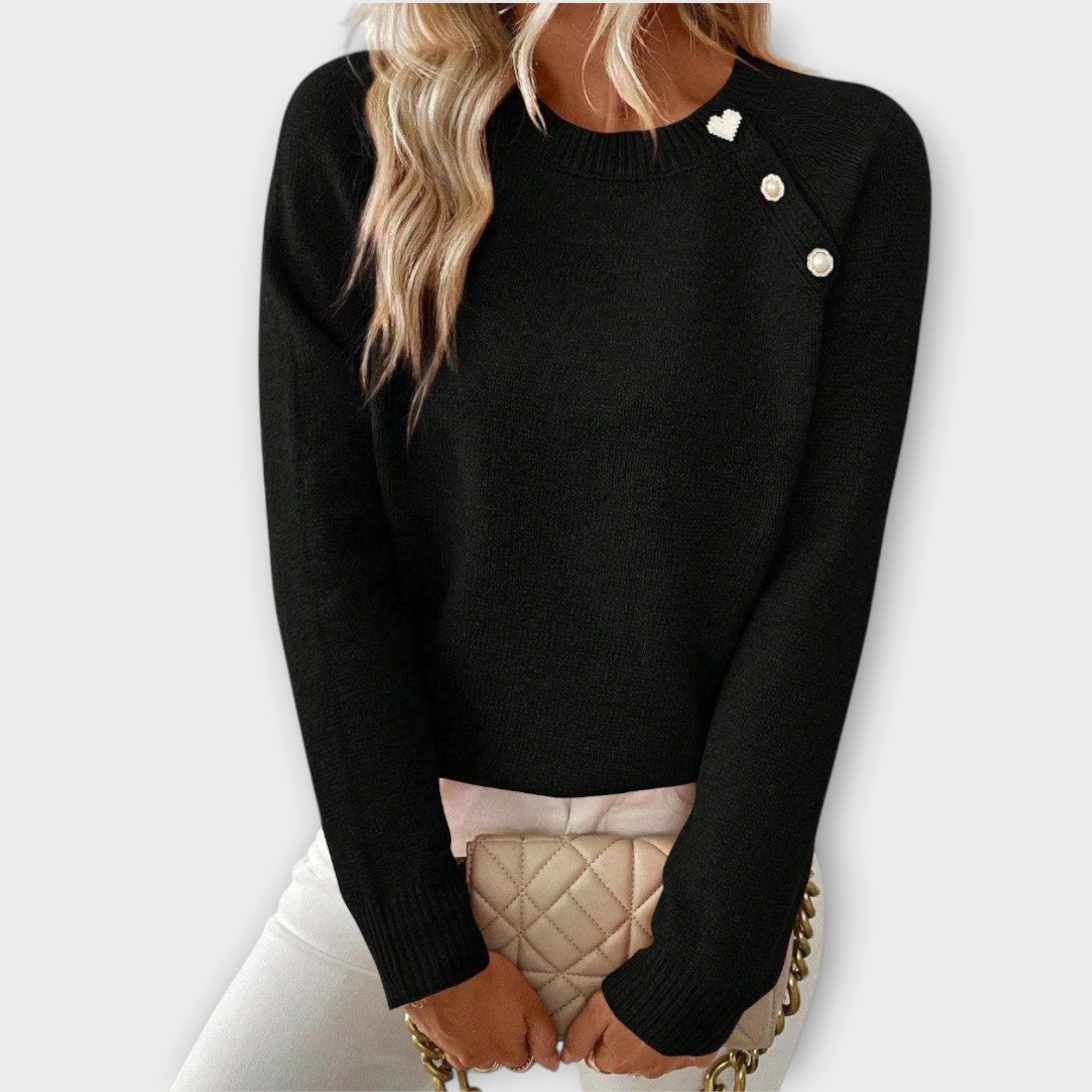 Juliana | Elegant Buttoned Sweater