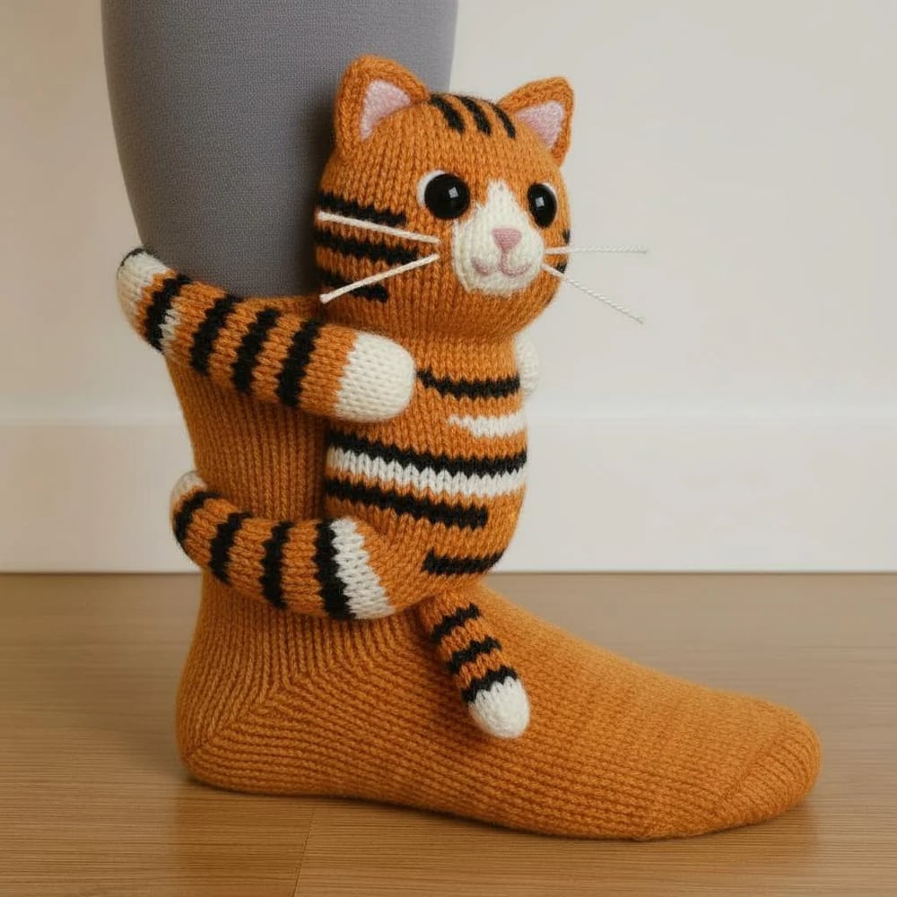 VERA COZY ANIMAL KNIT SOCKS 🐾✨