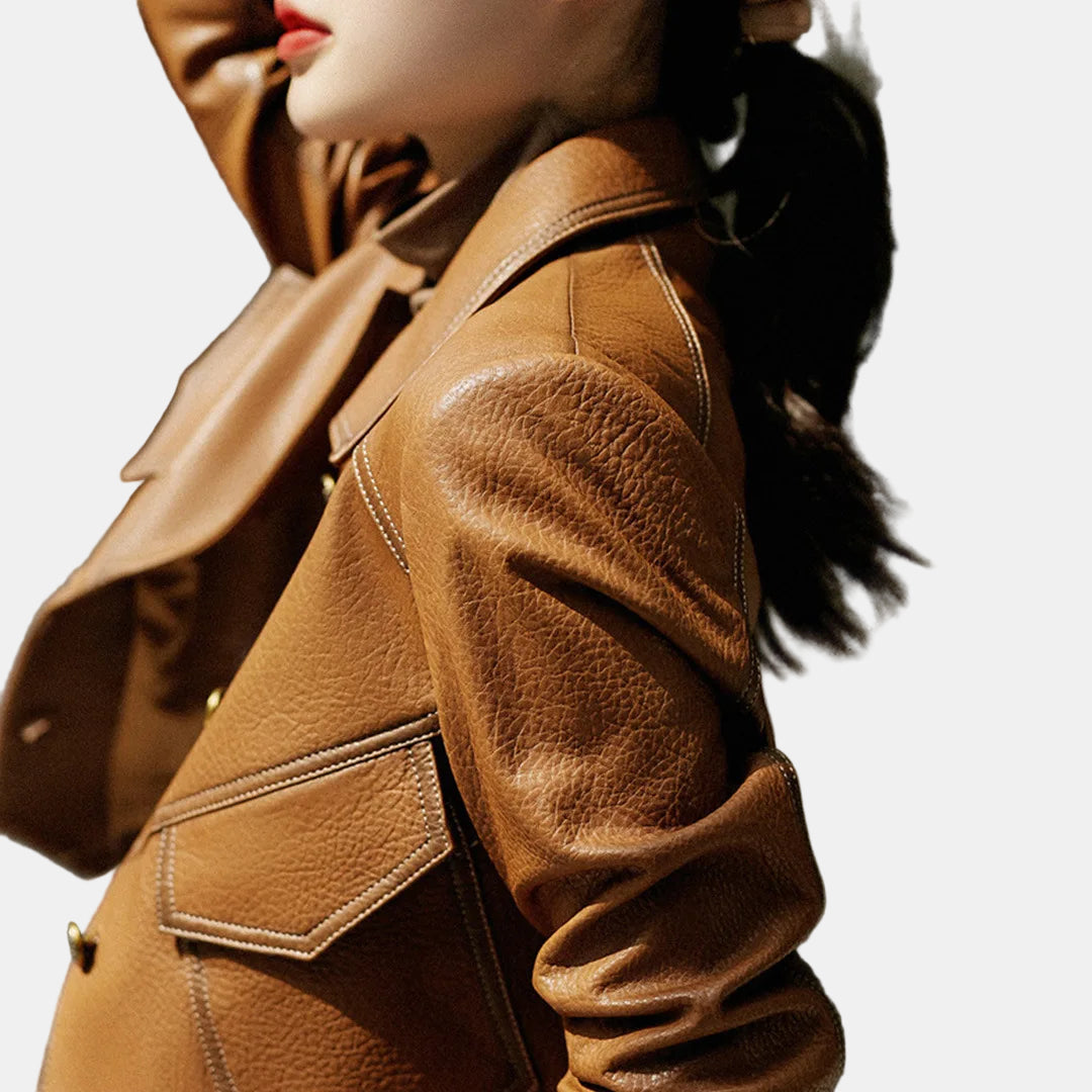 Elizabeth | Elegant Leather Jacket