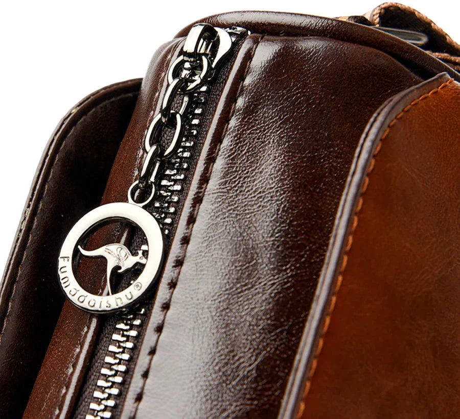 Aretha™ | Classic Leather Meets Modern Elegance